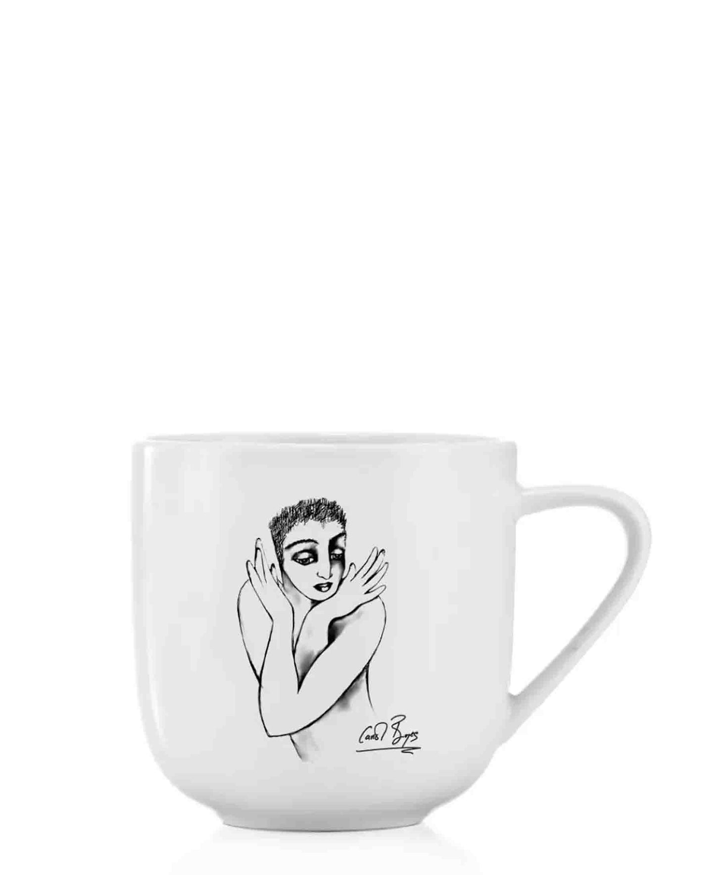 Carrol Boyes 4 Piece Flutter Mug Set - White