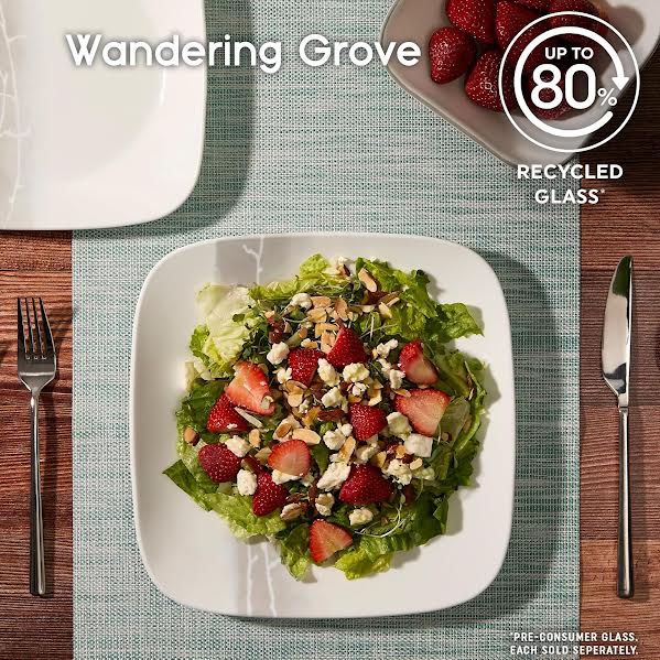 Corelle 18 Piece Wander Dinner Set White