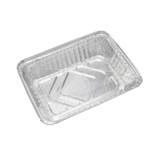 Inpulse Homeware 5 Pack 4.9Lt Aluminium Foil Food Container Silver