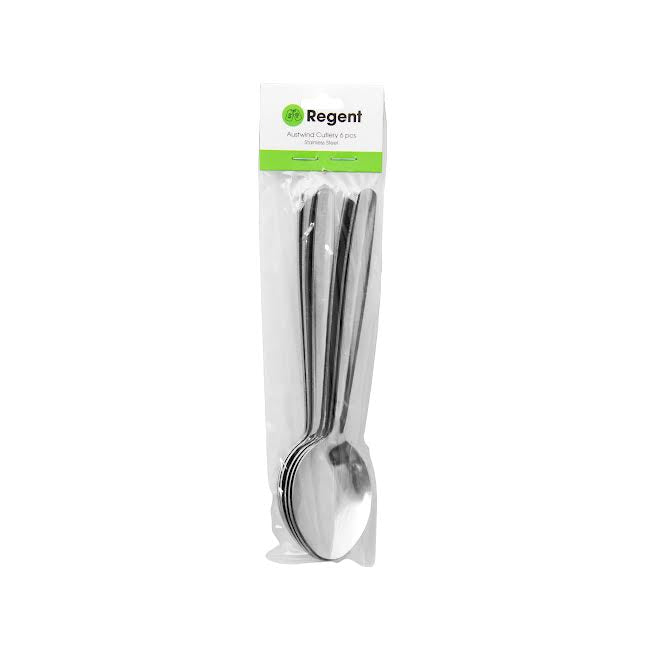 Regent Austwind 6 Piece Dessert Spoon Set Silver