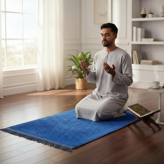 Musallah Prayer Mat Blue