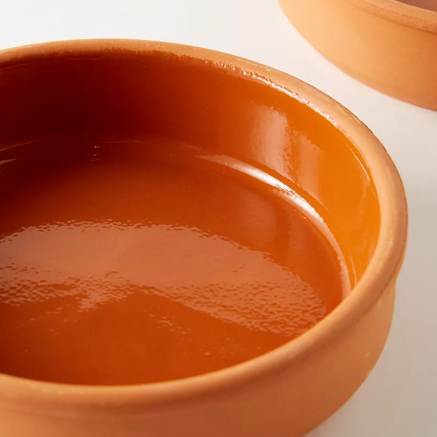 Excellent Housewares 2 Piece 450ml Terracotta Ramekins Set Brown