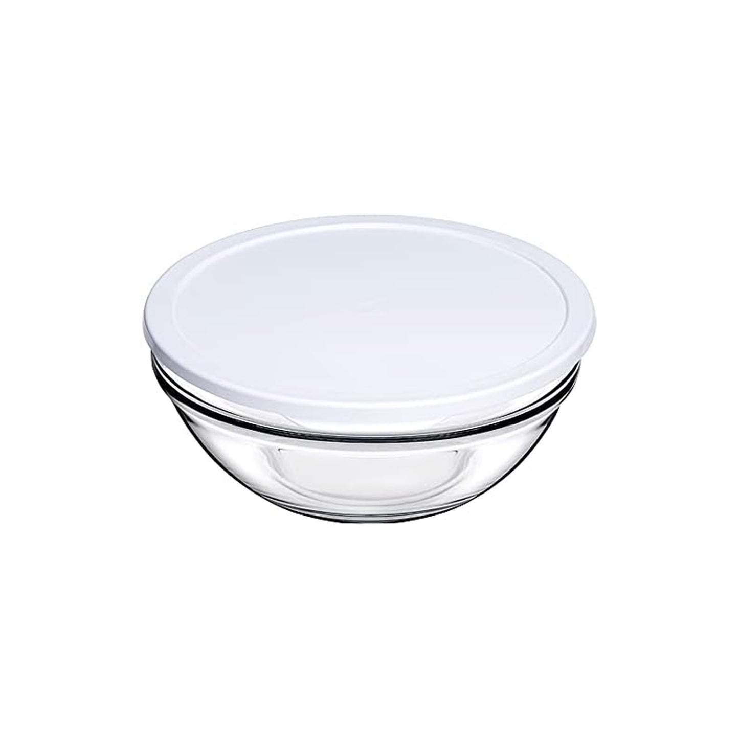 Pasabahce 1.7Lt Glass Mixing Bowl with Lid Clear