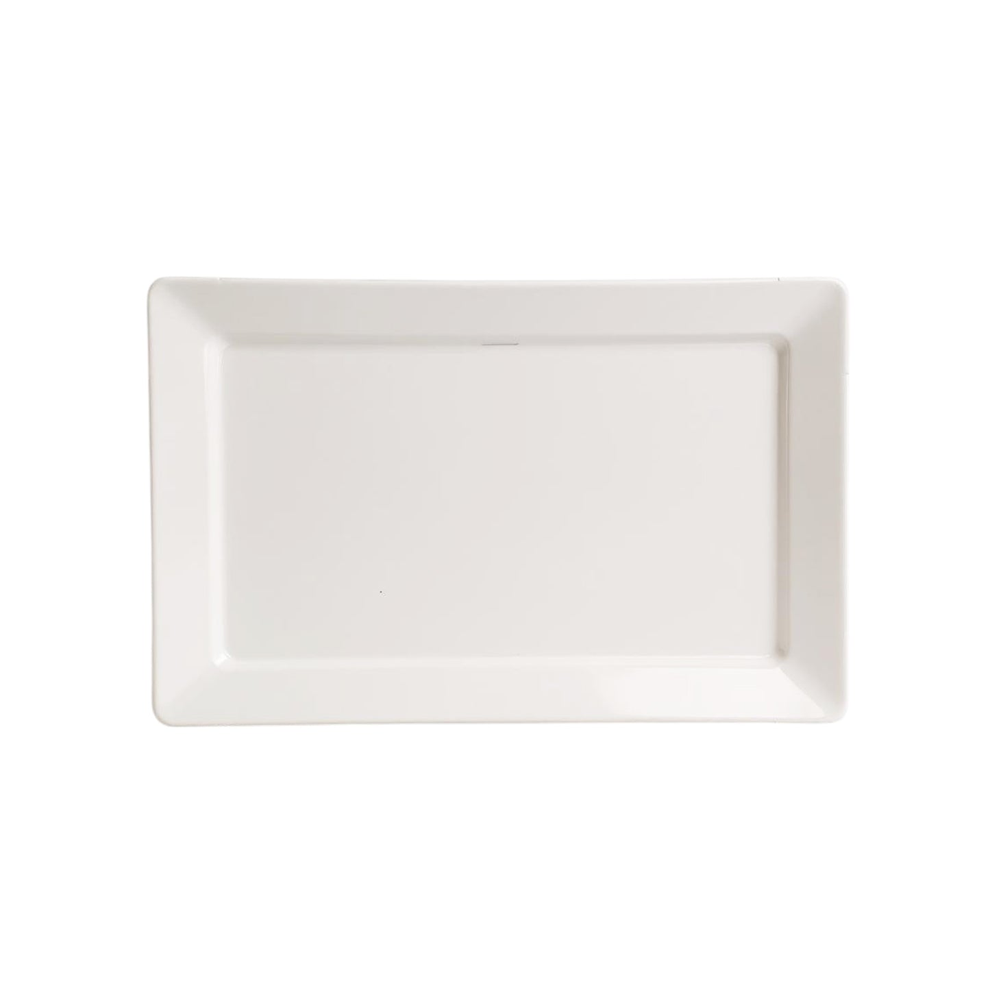 Kitchen Life 25.5cm Ceramic Rectangular Serving Platter White