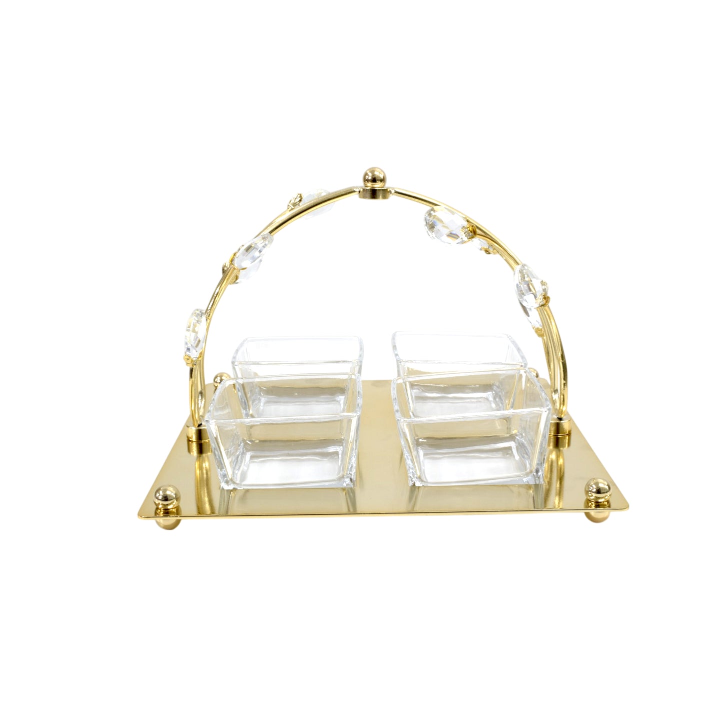 Milano 5 Piece Dessert Server Gold