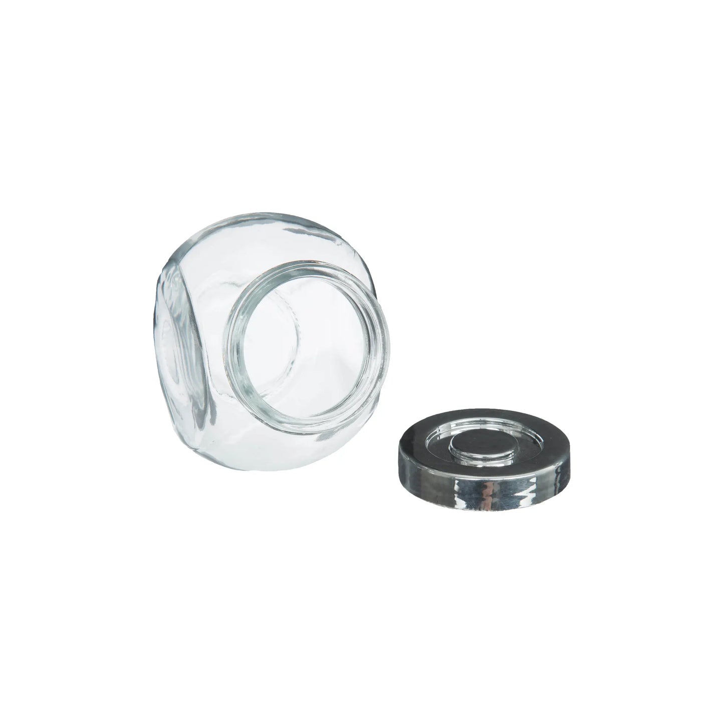 Five 4 Piece Spice Jar Set Clear