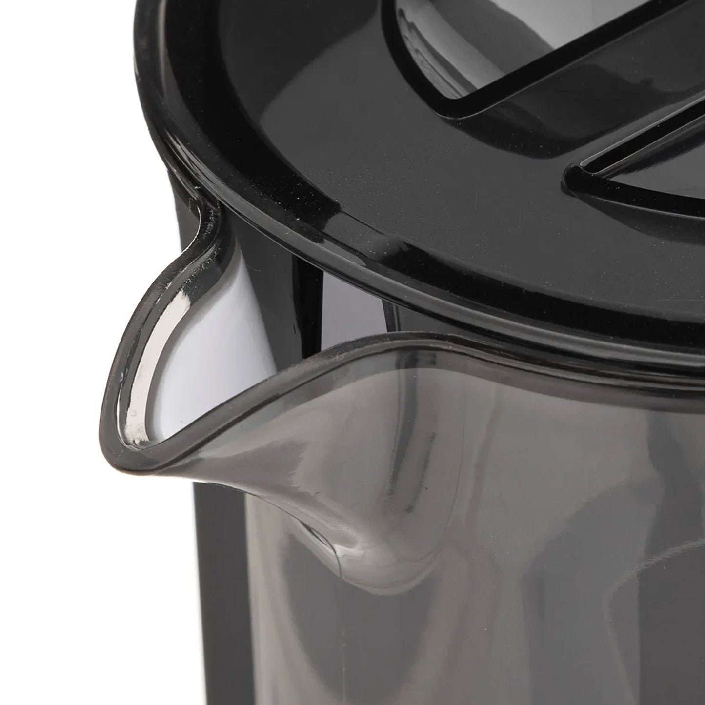 Five 1.95Lt Square Pitcher with Lid Charcoal