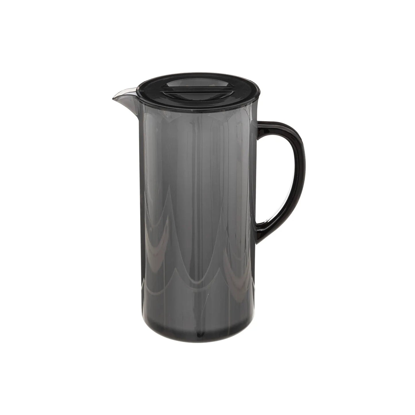 Five 1.95Lt Square Pitcher with Lid Charcoal