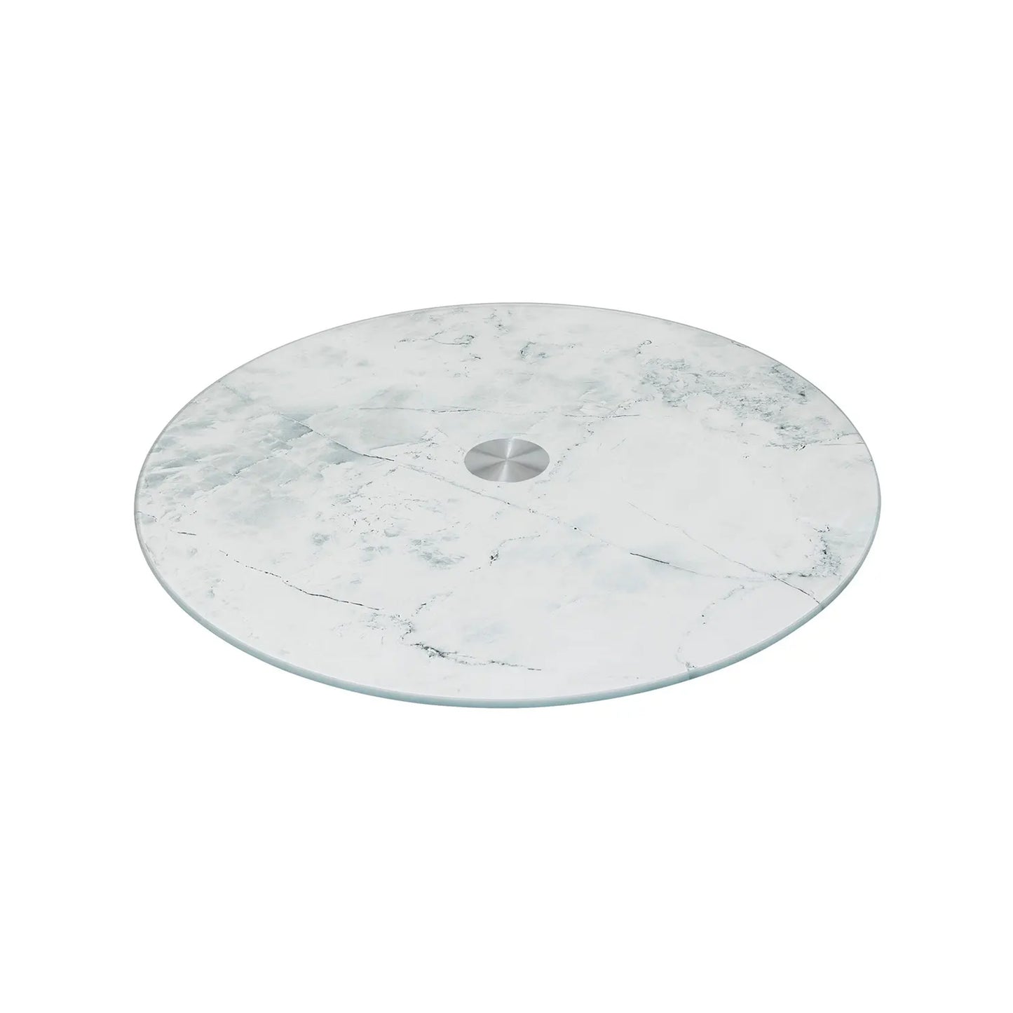 Five Marble Effect Turntable White