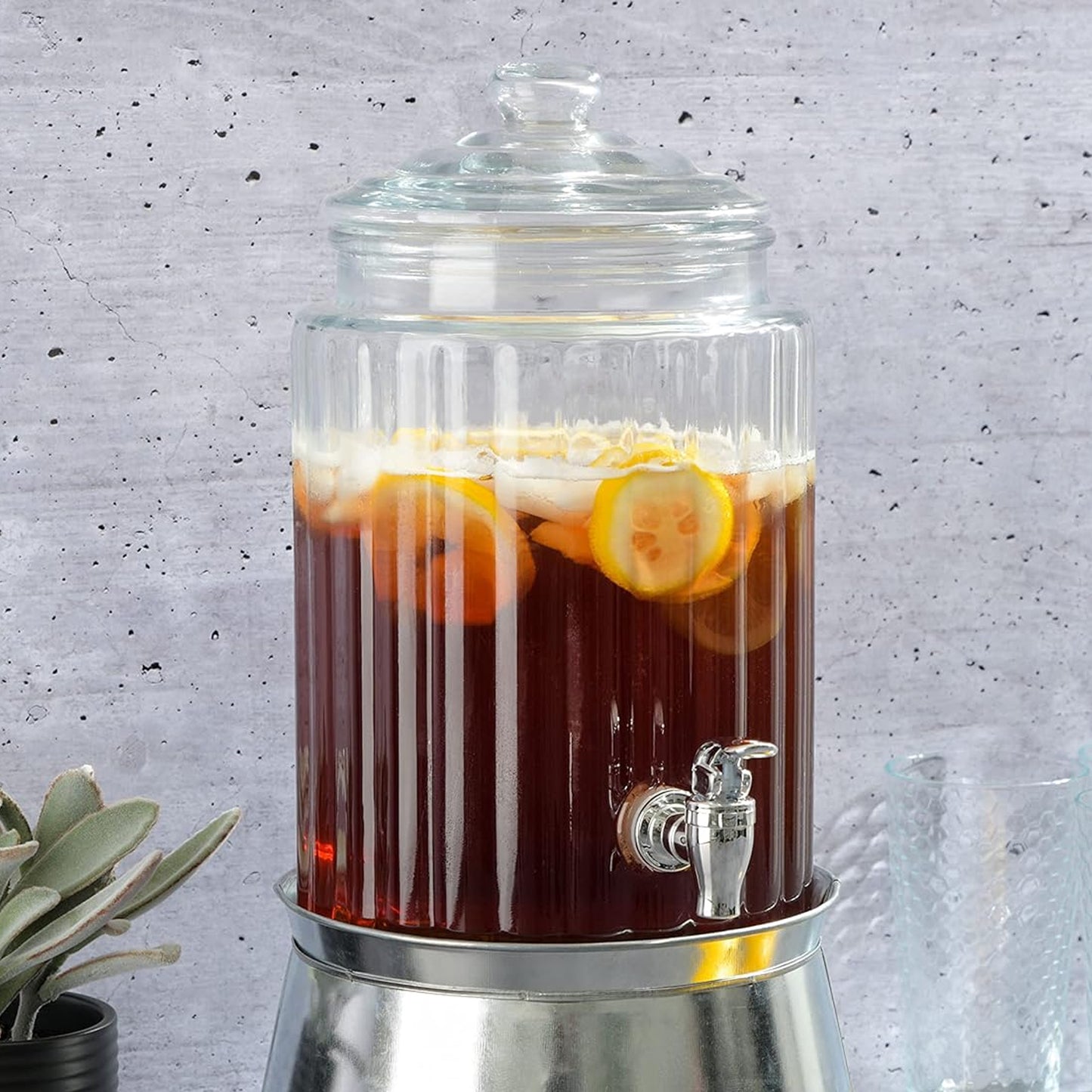 Aqua 5.4Lt Beverage Dispenser Clear