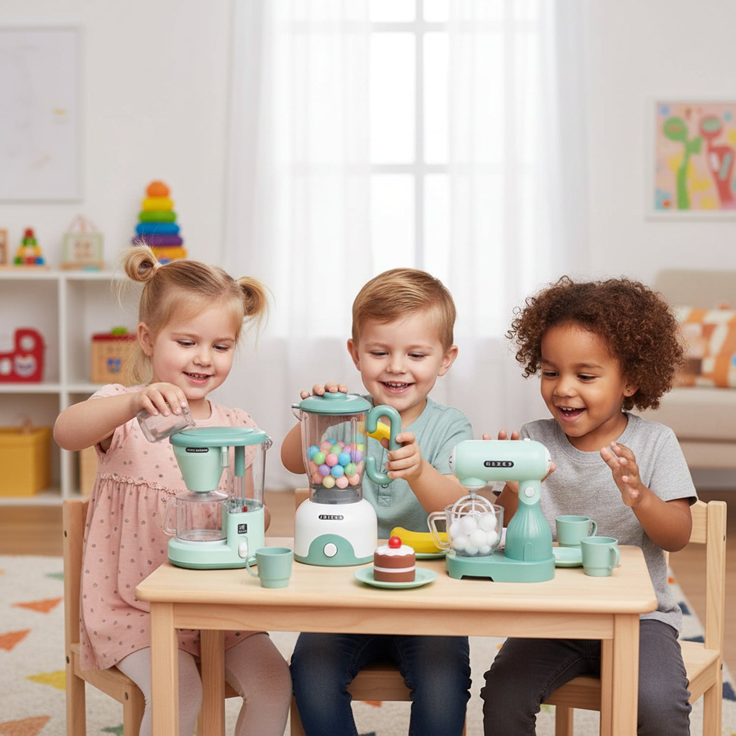 Kids 3 Piece Mini Appliance Set Green