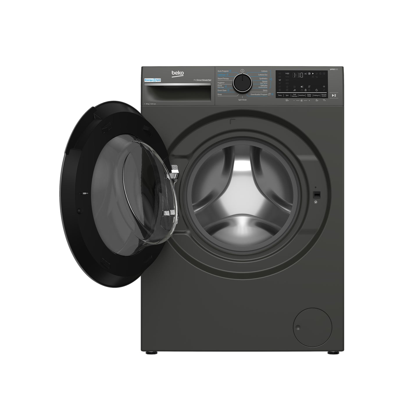 Beko 10kg Front Loader Washing Machine Twilight Grey