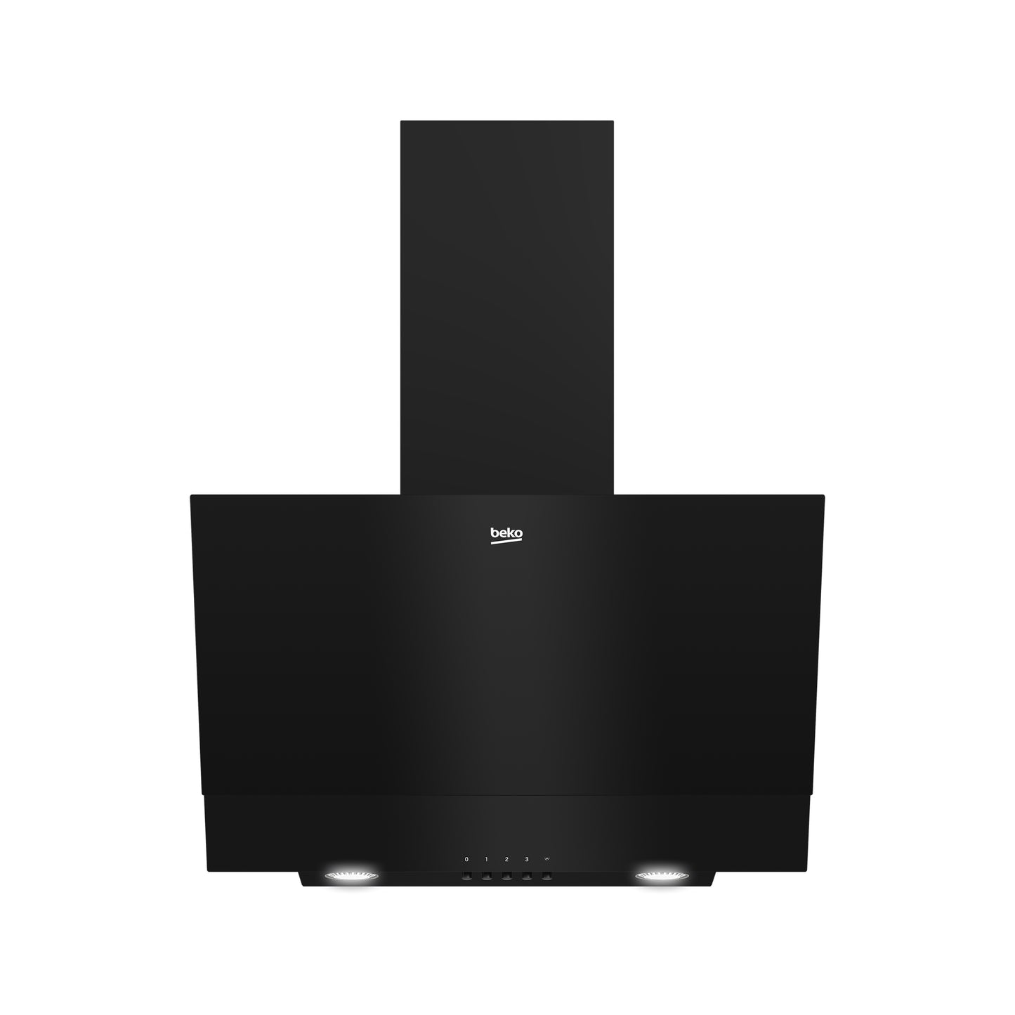 Beko 60cm Glass Inclined Extractor Black