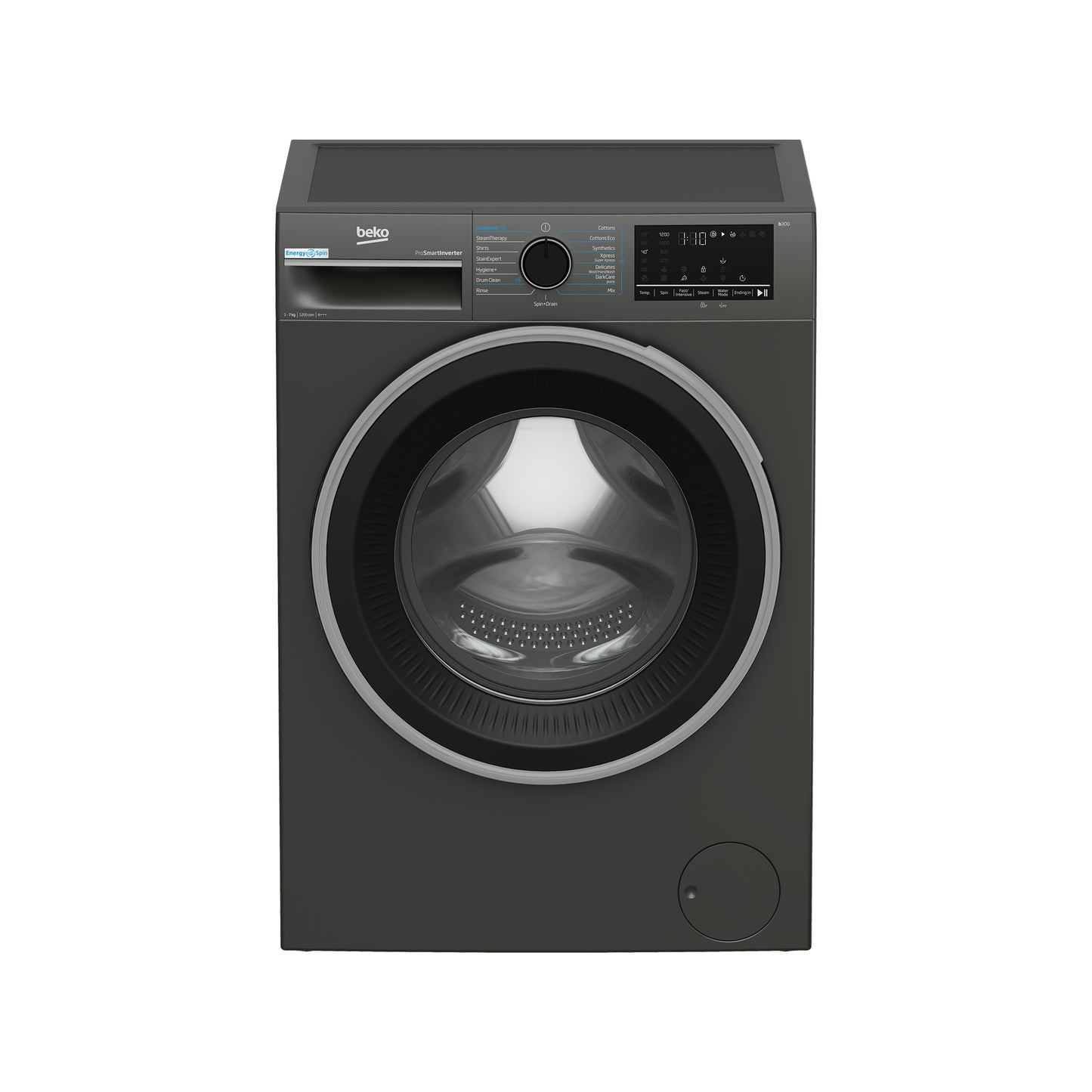 Beko 7kg Front Loader Washing Machine Manhattan Grey