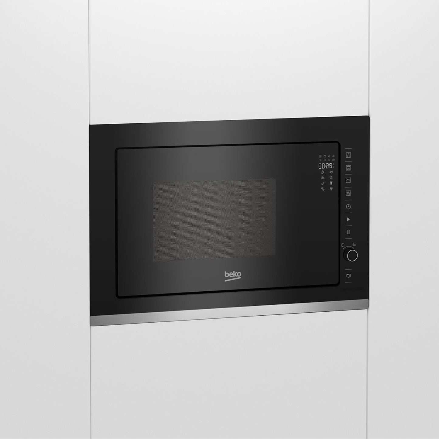 Beko 25Lt Built in Convection Grill Microwave Oven Black