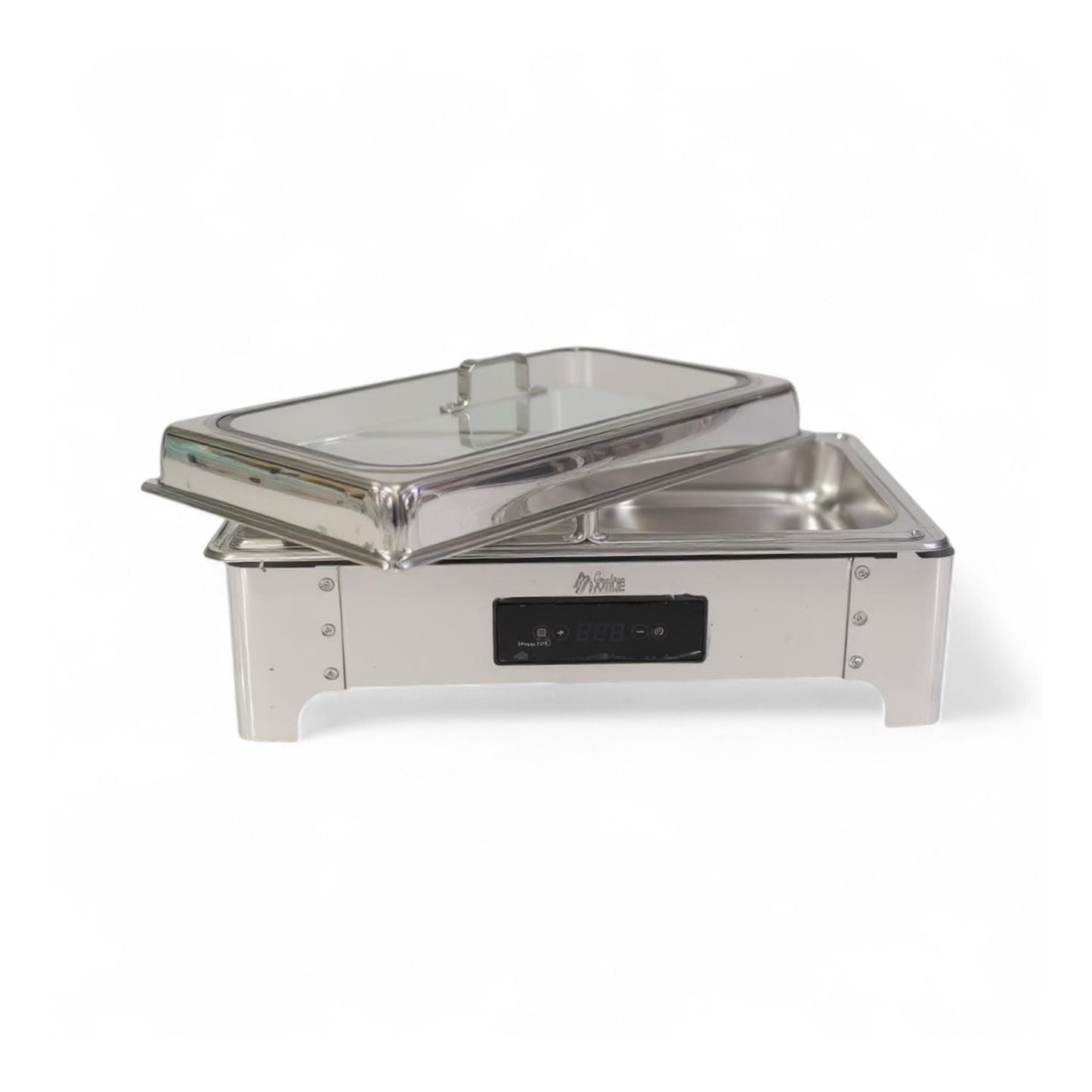 Condere Double Chafing Dish Silver