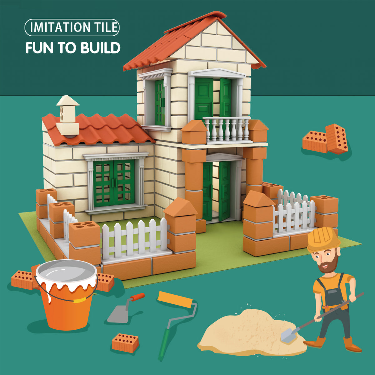 DIY Building House Kit Large