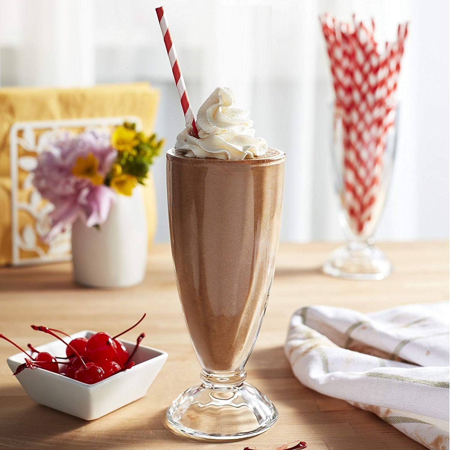 Kitchen Life 350ml Milkshake Glass Clear