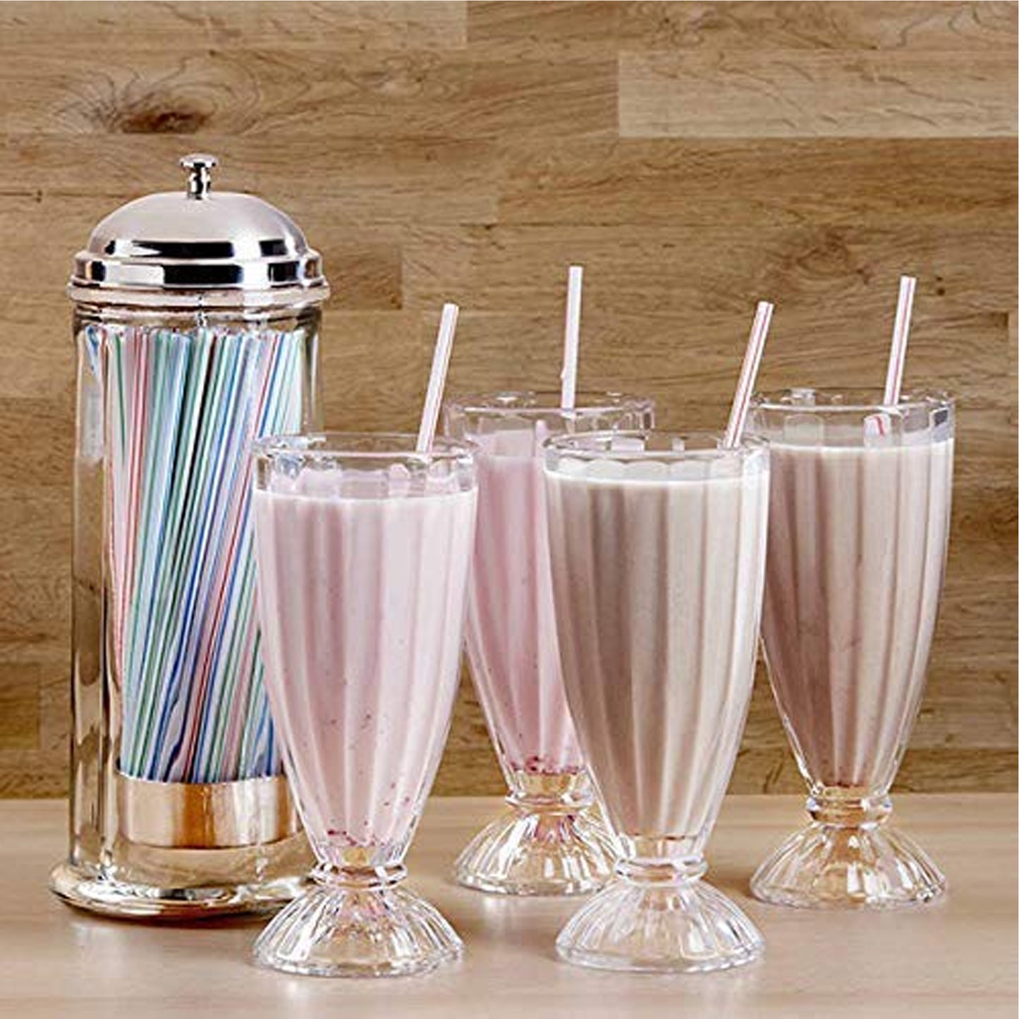 Kitchen Life 350ml Milkshake Glass Clear