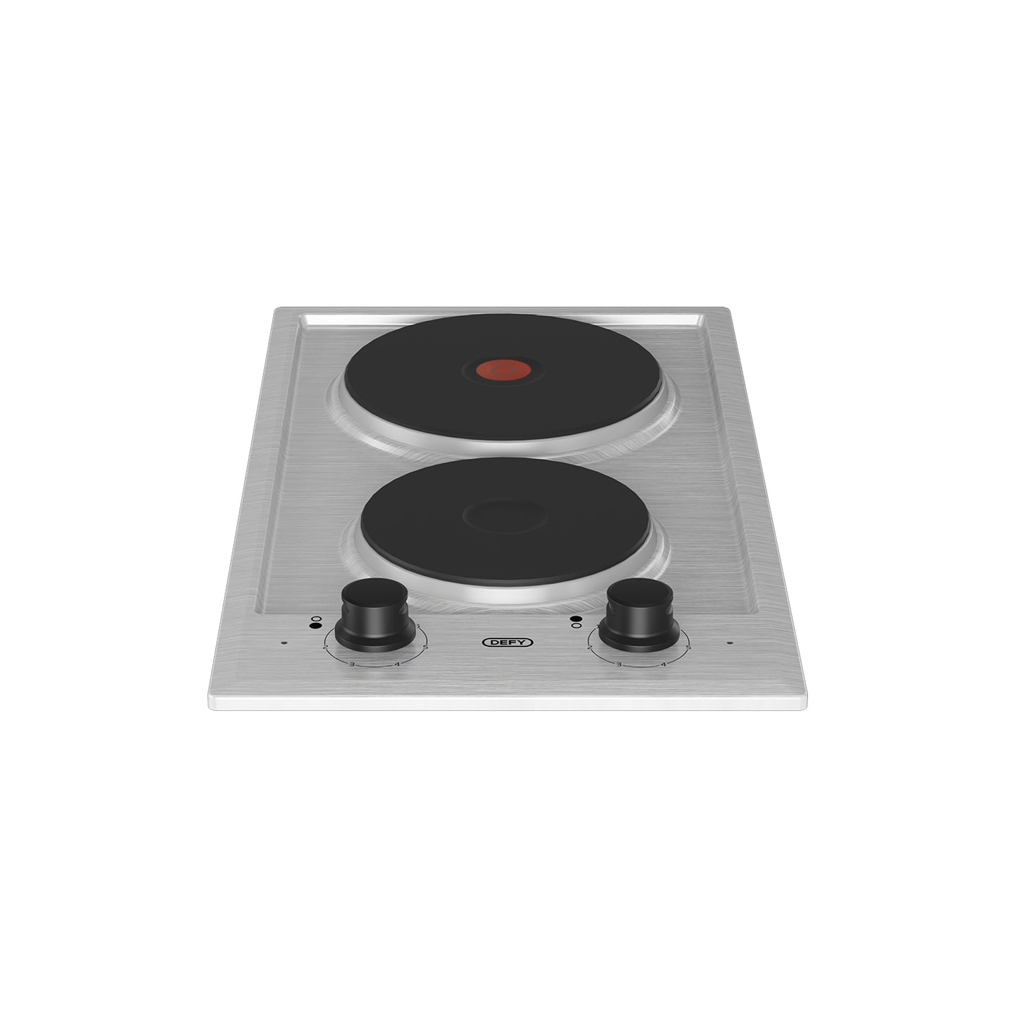 Defy 2 Plate Solid Hob Silver