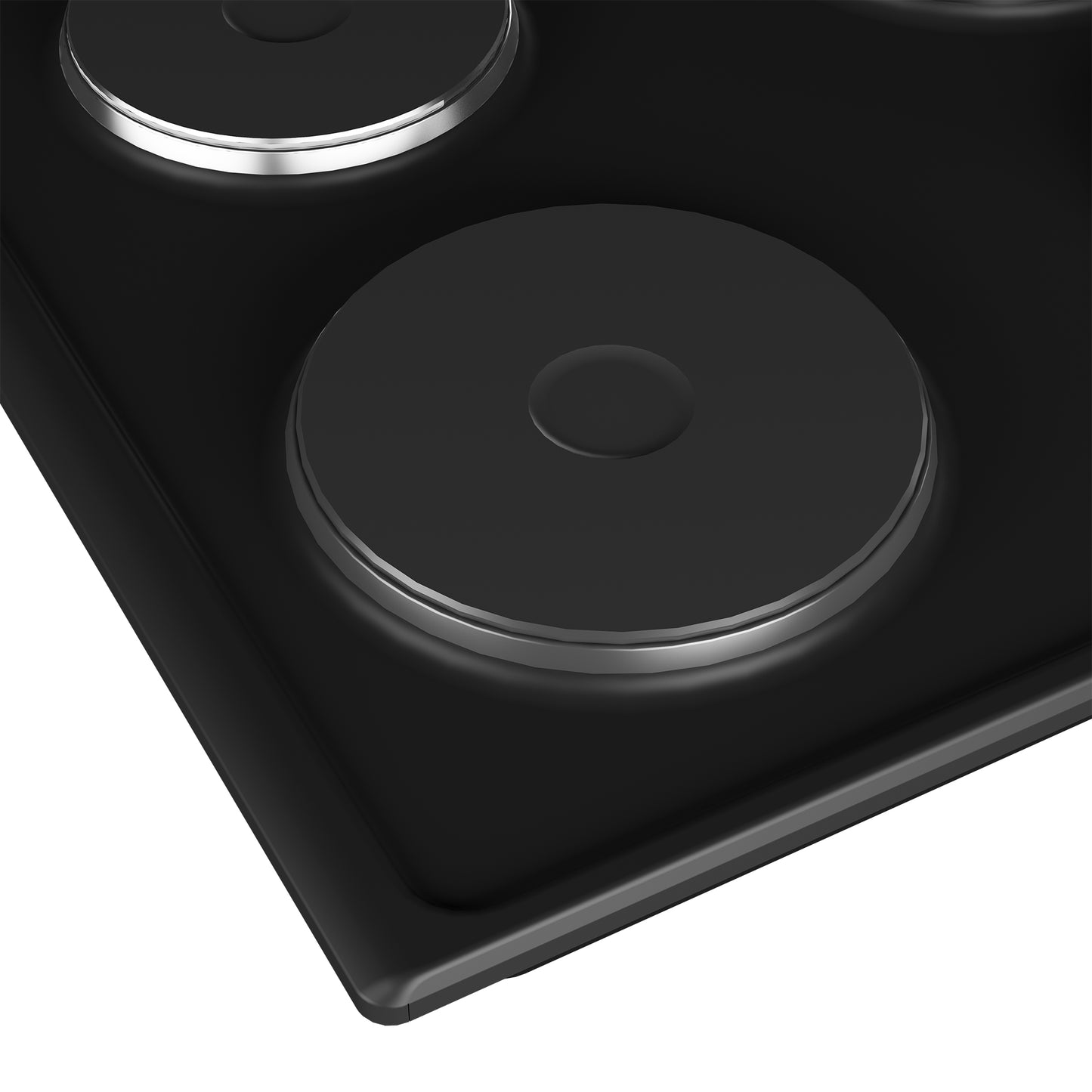 Defy 60cm Solid Electric Hob Black