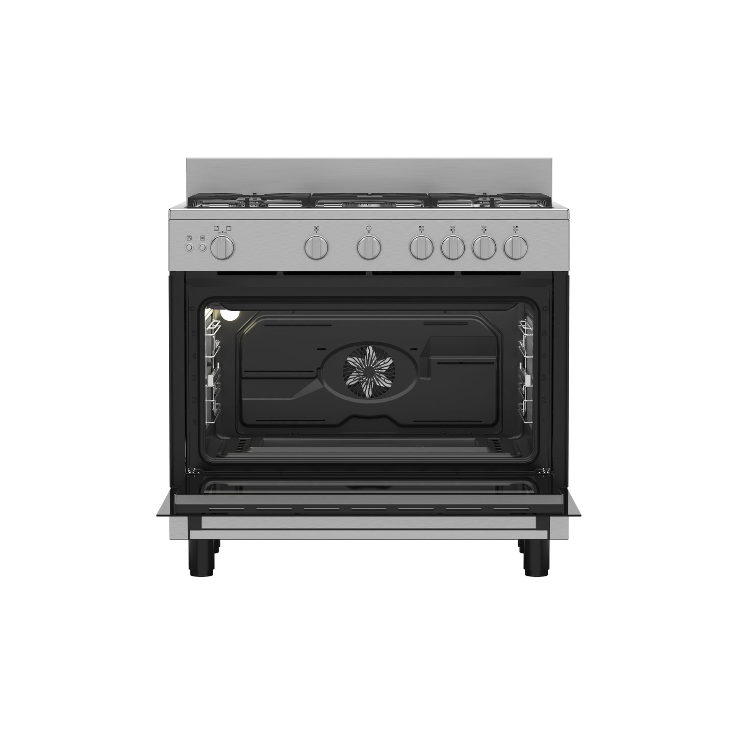 Defy 90cm Full Gas Range Cooker Grey