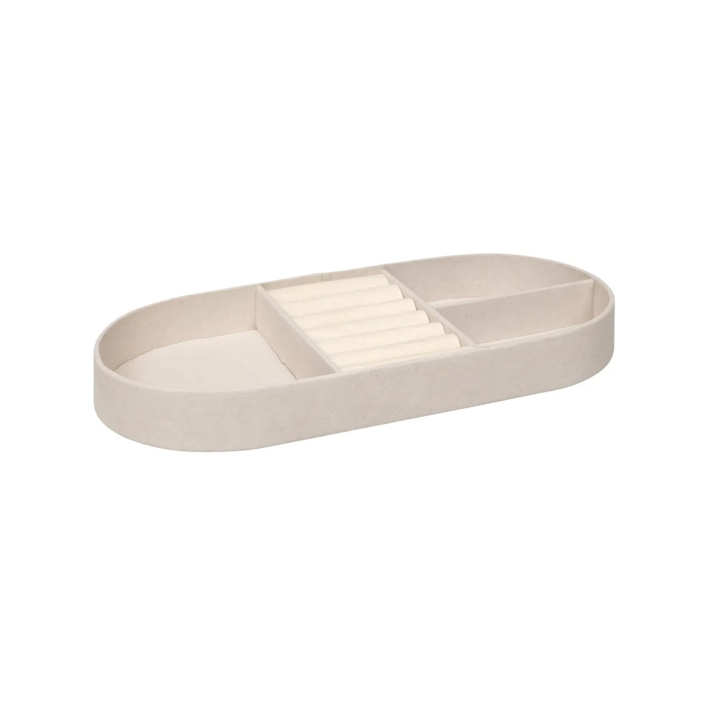 Atmosphera Enya Velvet Jewellery Box Beige