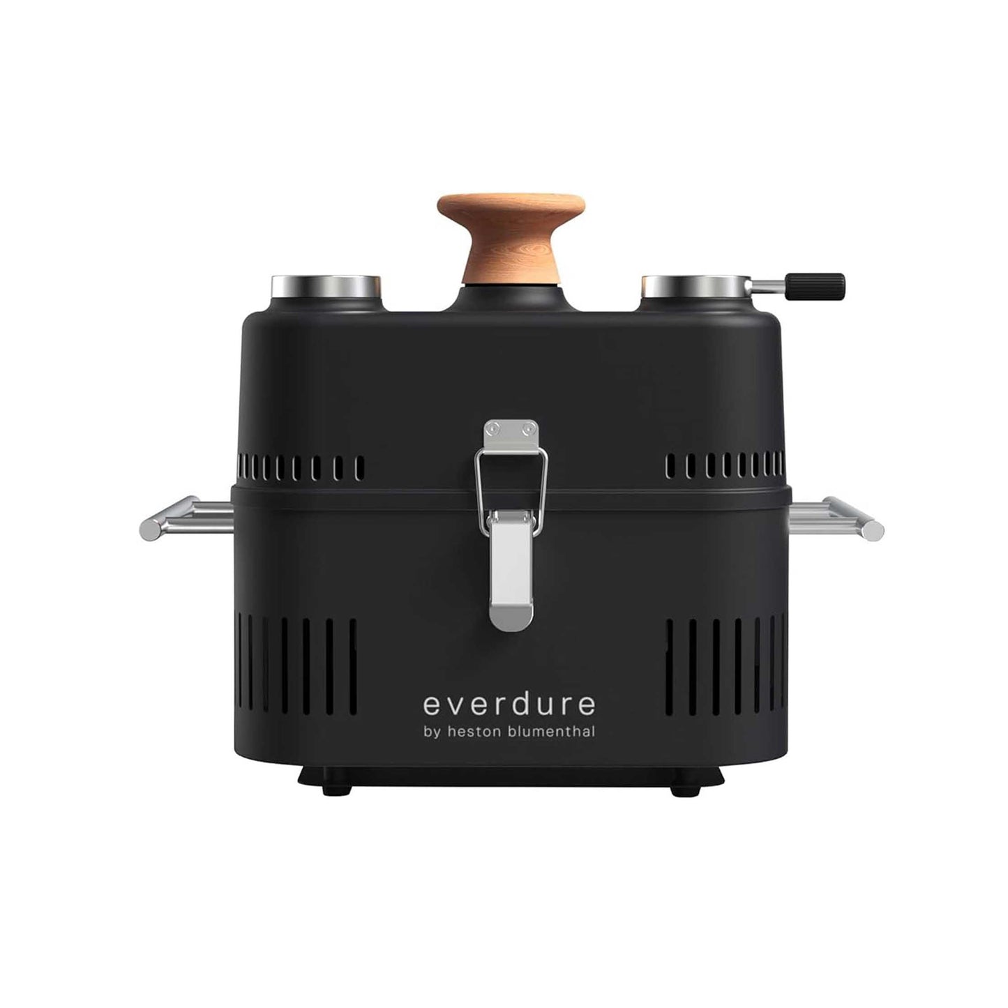 Everdure Cube 360 Charcoal Portable Barbeque & 3 Piece Tool Kit - Black