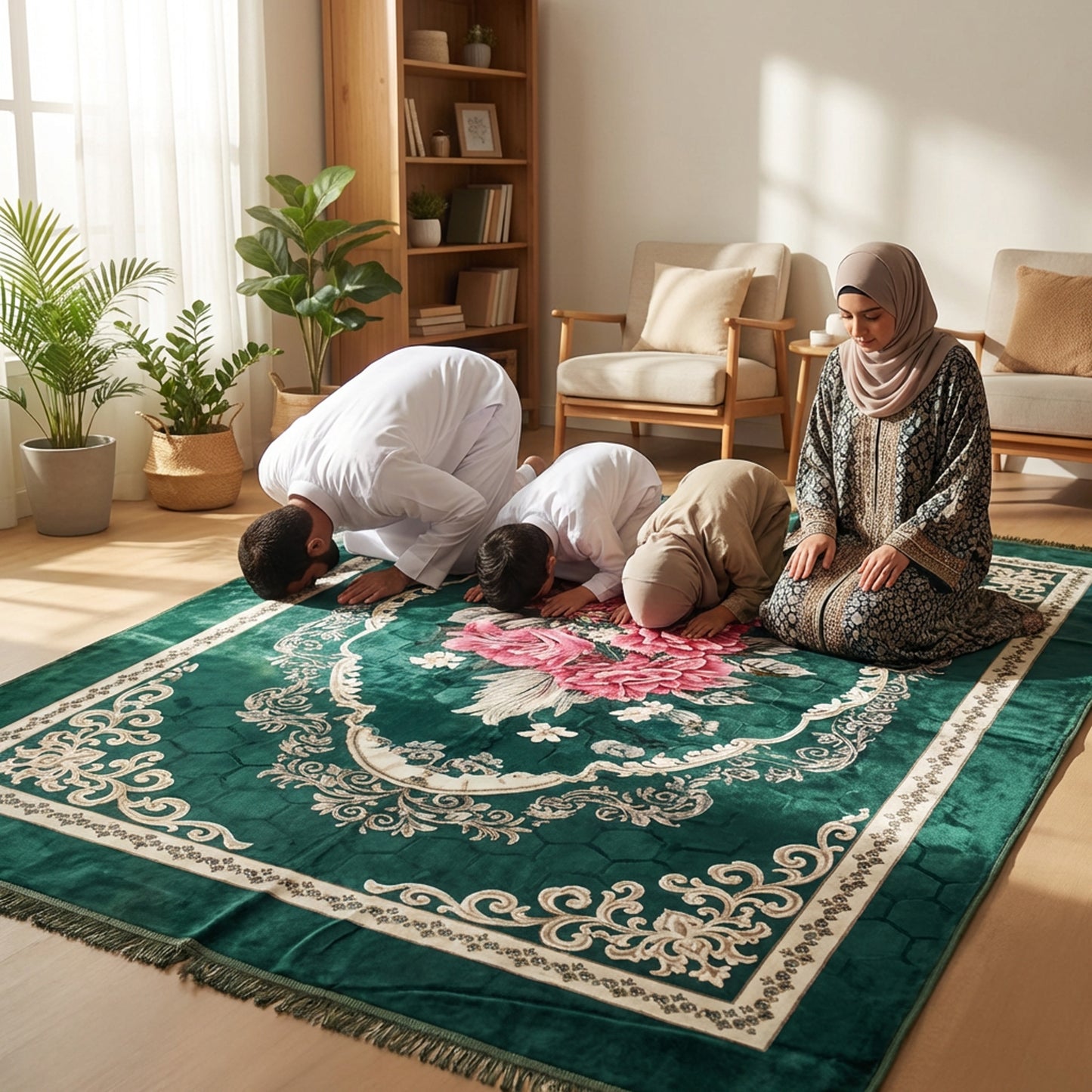 2 x 3m Musallah Green