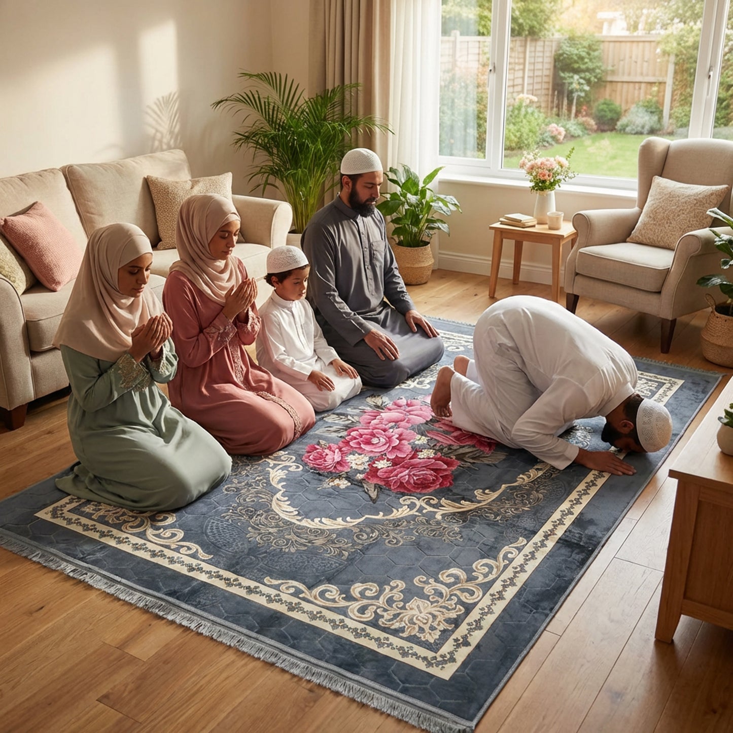 2 x 3m Musallah Grey