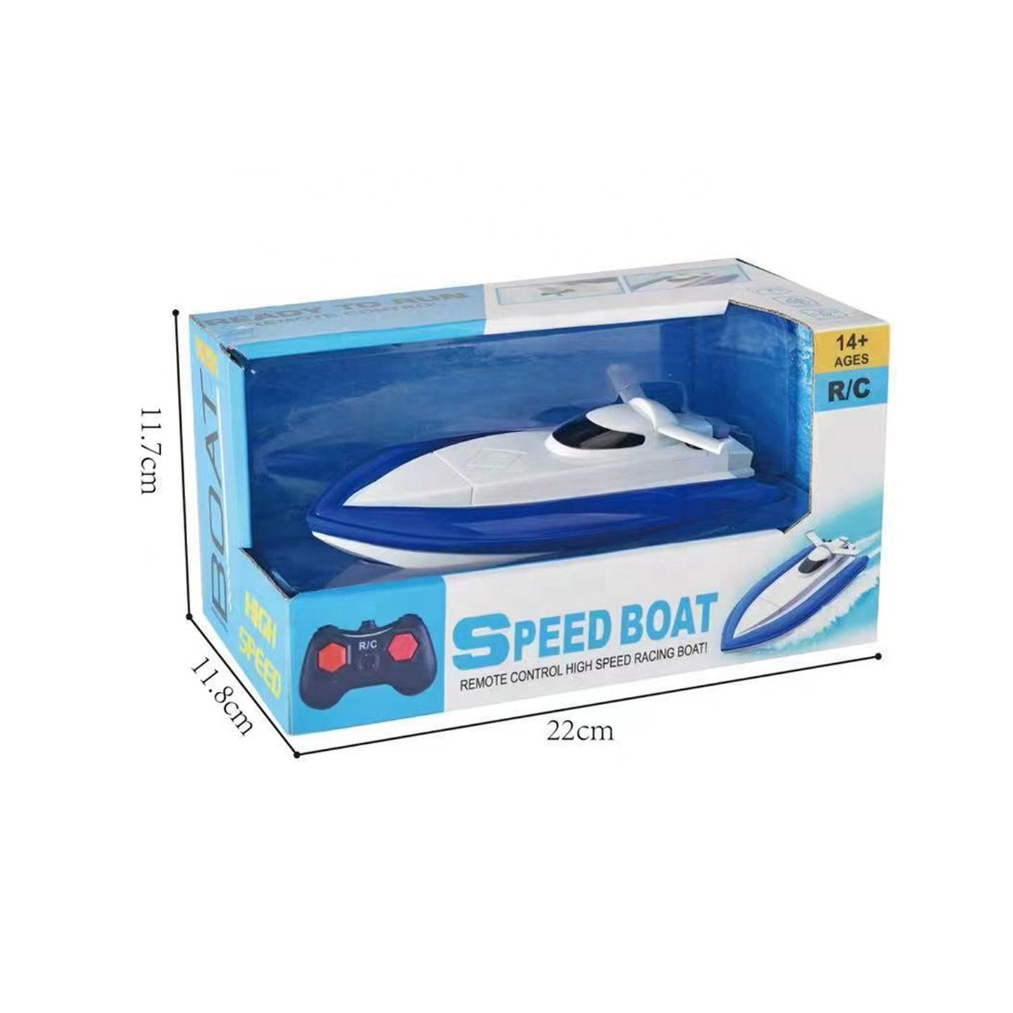 RC High Speed Boat Yellow