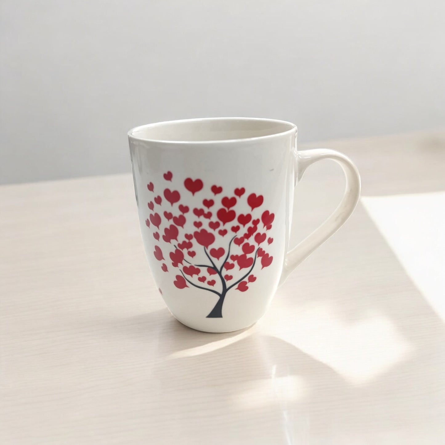 Kitchen Life Heart of Tree Mug White
