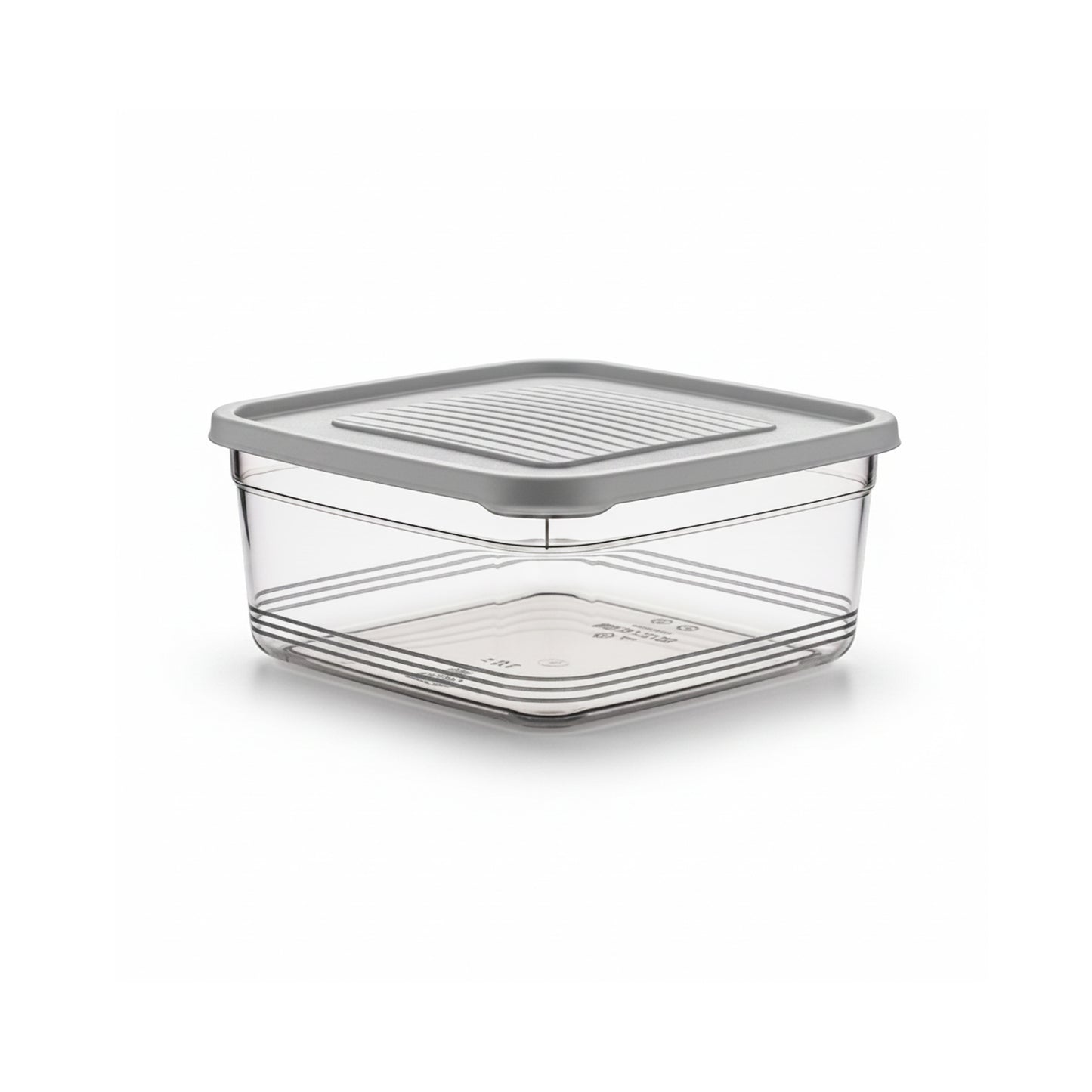 Festiva 3 Piece Square Storage Container Set Grey