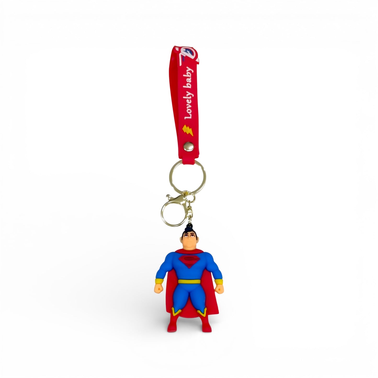 Cartoon Keychain Blue & Red