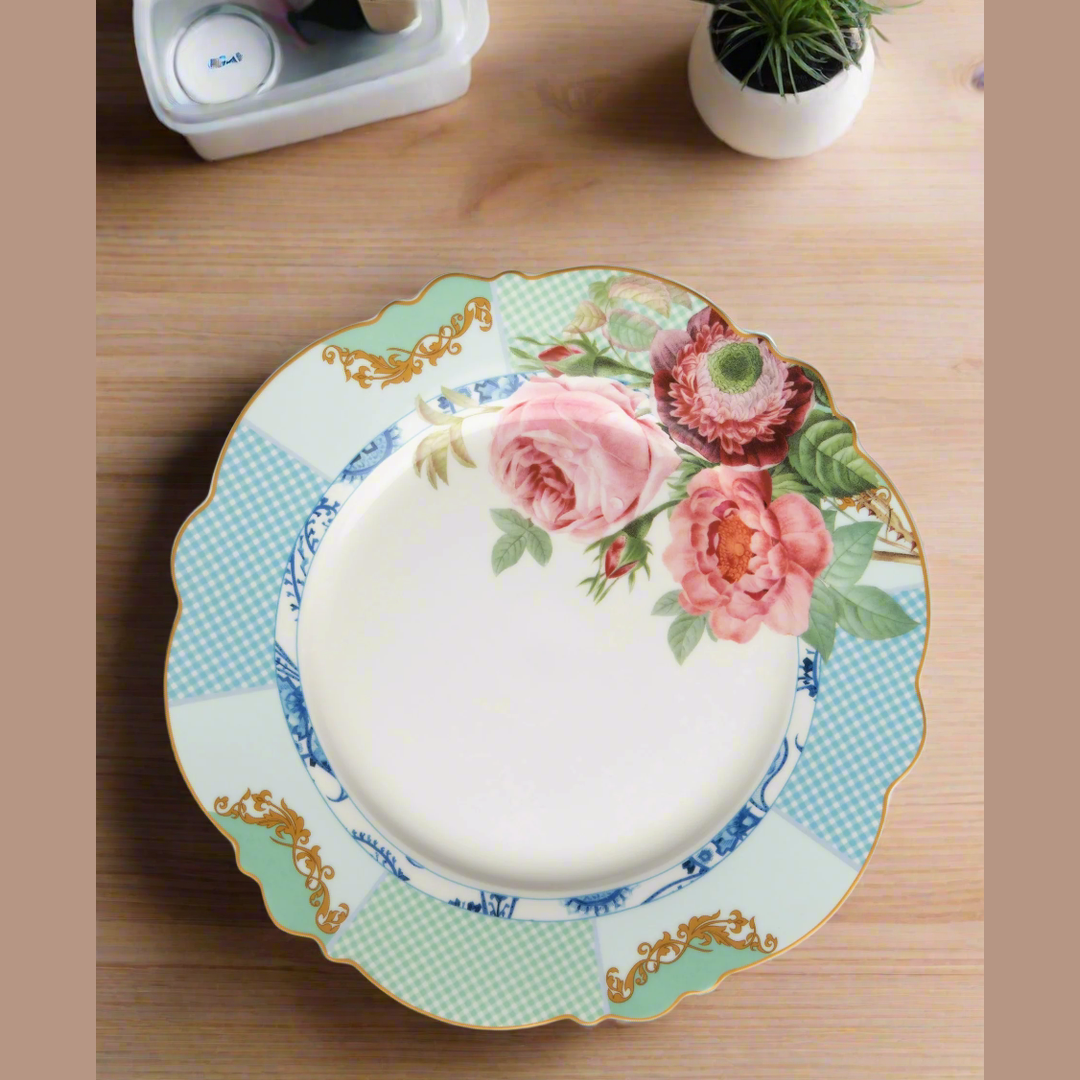 Jenna Clifford Italian Rose 30.5cm Charger - White