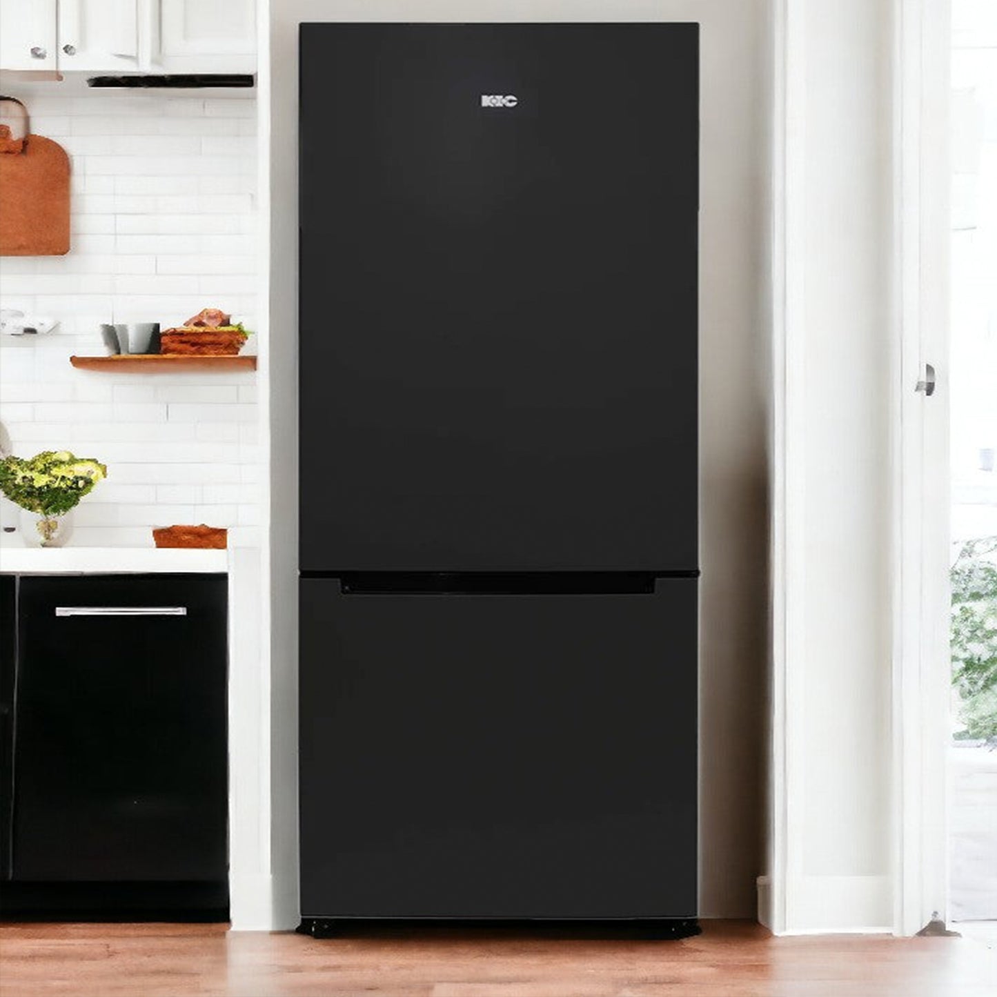 KIC 314l Bottom Fridge Freezer with Water Dispenser