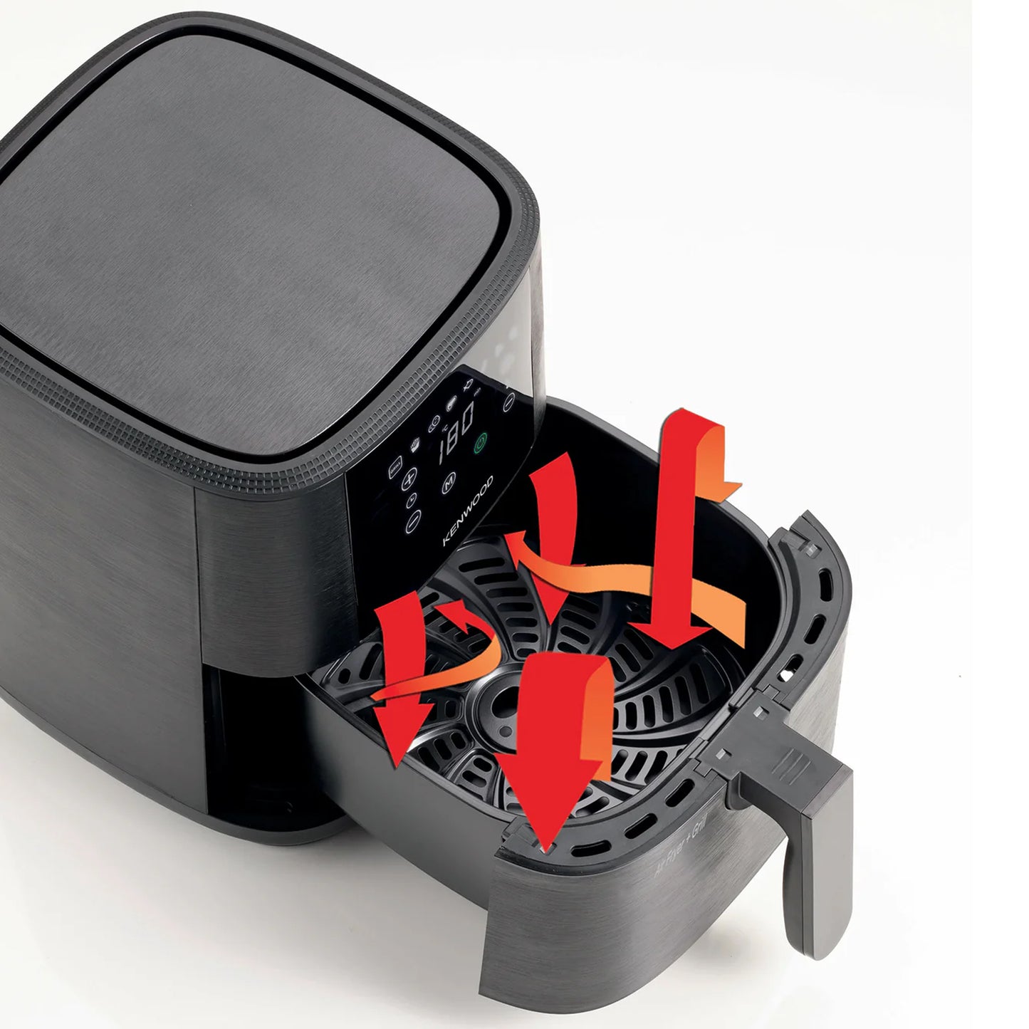 Kenwood 6Lt Air Fryer with Grill Function Black