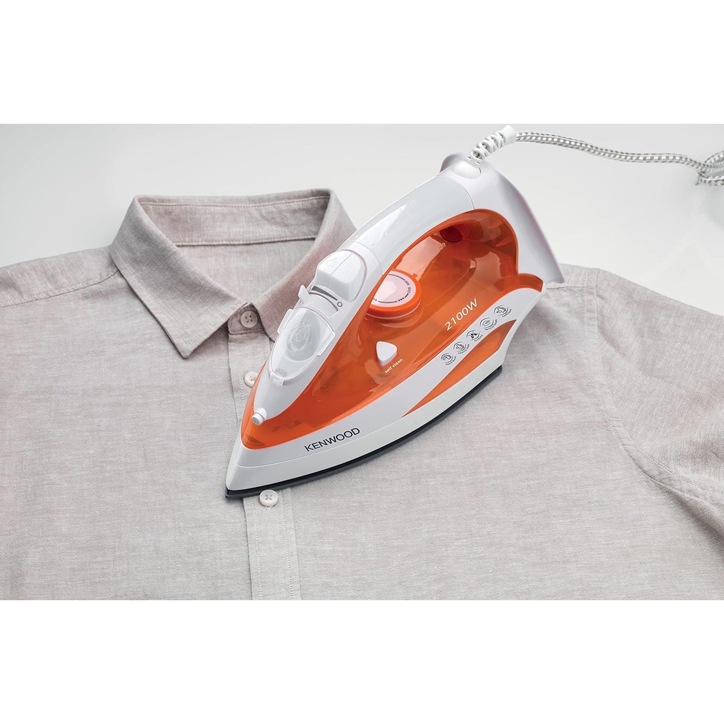 Kenwood 2100W Steam Iron Orange