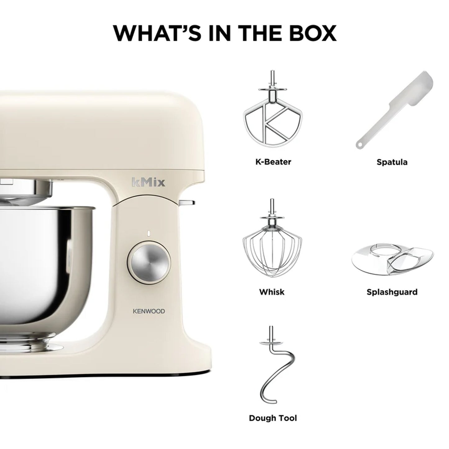 Kenwood kMix Stand Mixer Matt Cream