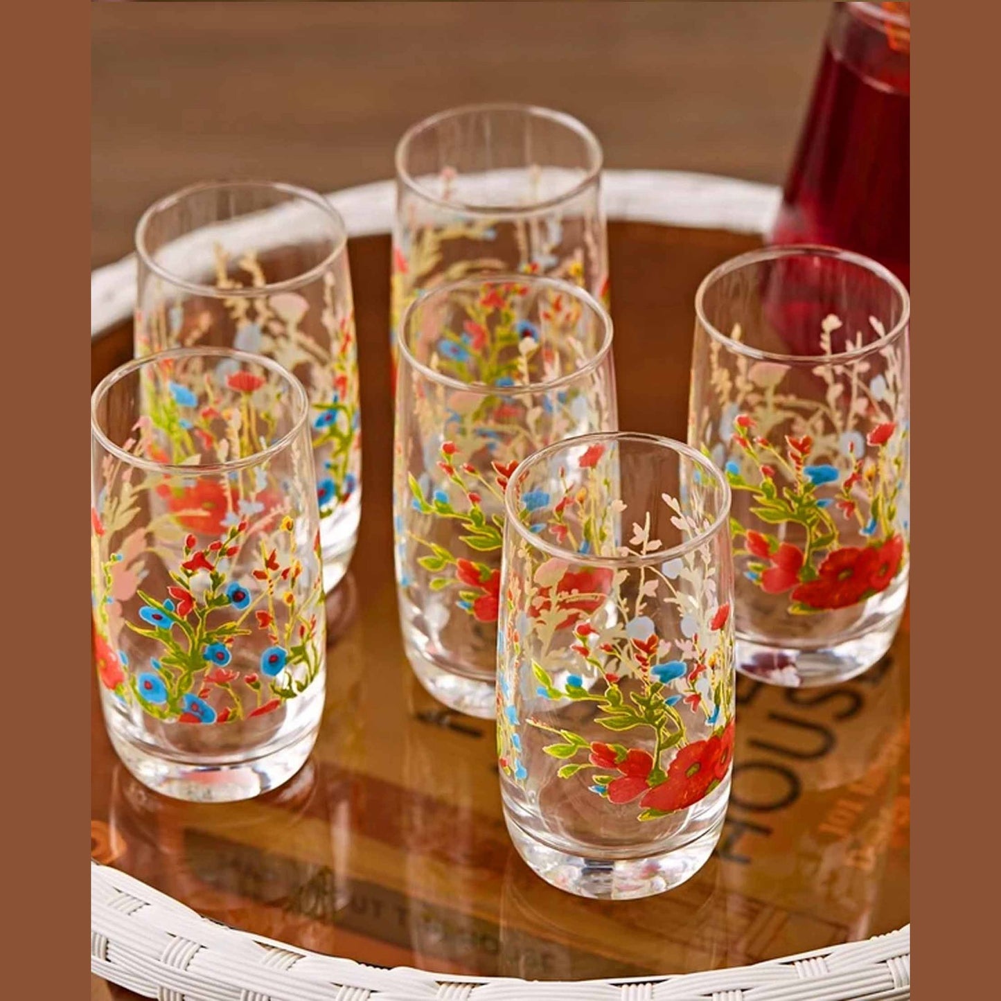Luminarc 6 Piece Rose Labelle Tumbler Set - Clear