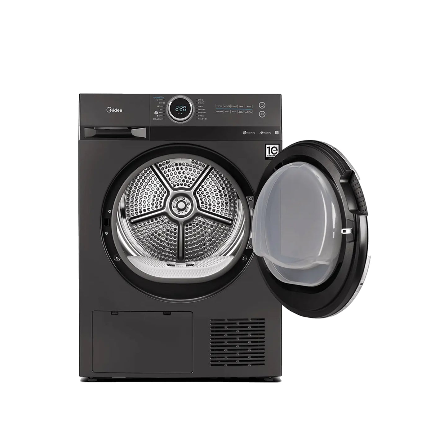 Midea 10kg Heat Pump Dryer with WiFi Titanium