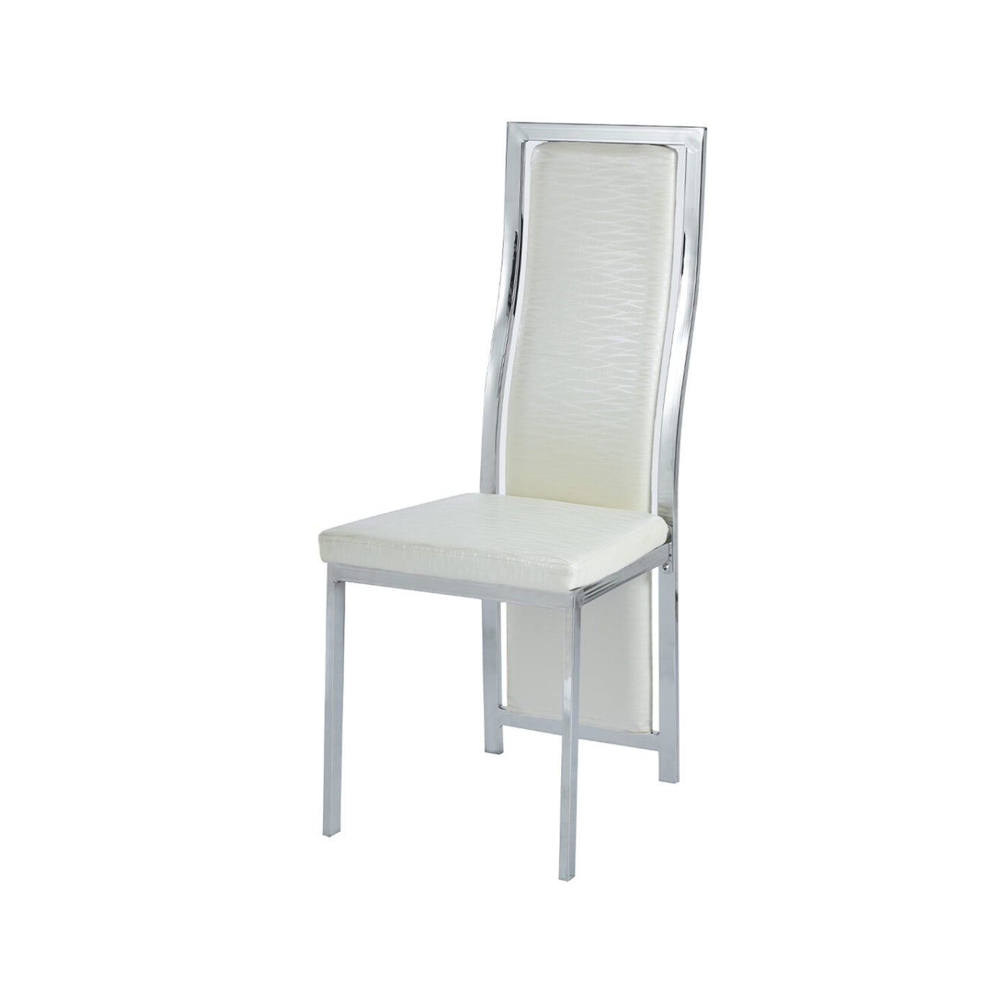 Exotic Designs Marble Dining Set 1+6 Cream