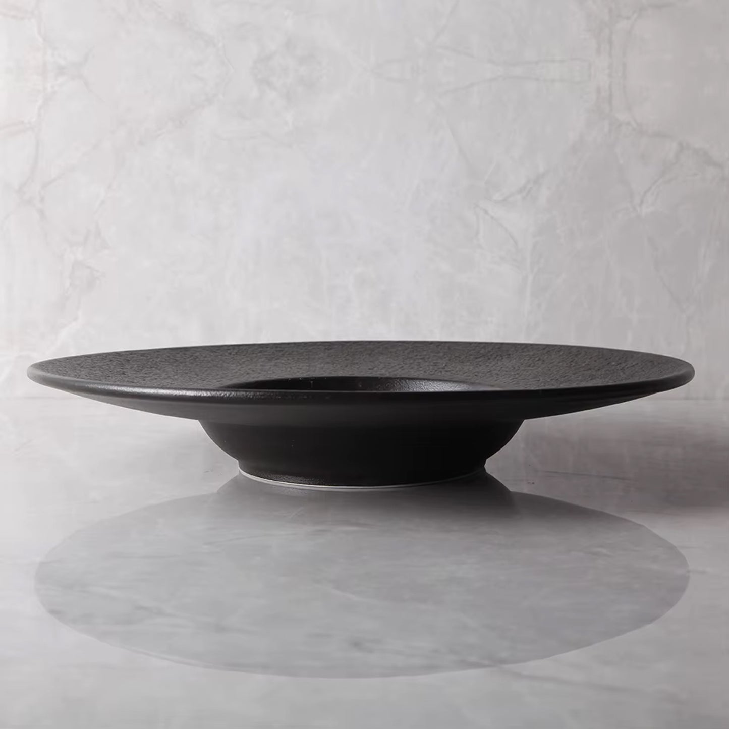 Maxwell & Williams Caviar 28cm Soup Plate Black