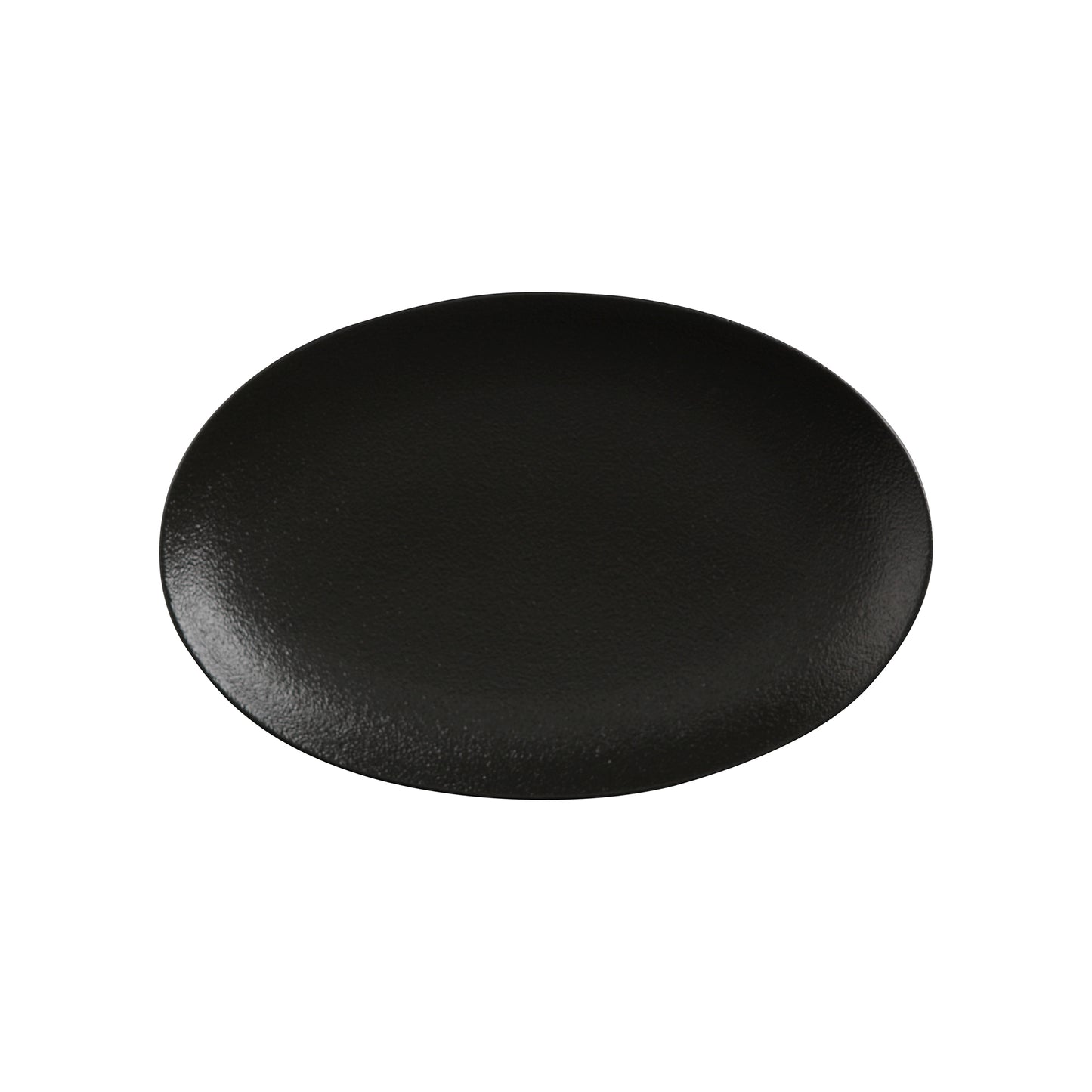 Maxwell & Williams Caviar 25cm Oval Plate Black