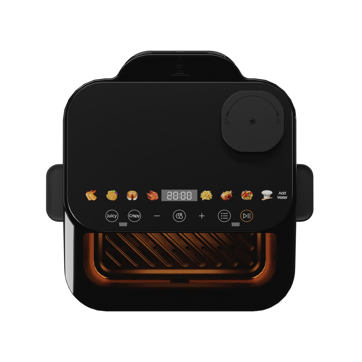 Midea 7Lt Multiflavour Steam Air Fryer Black