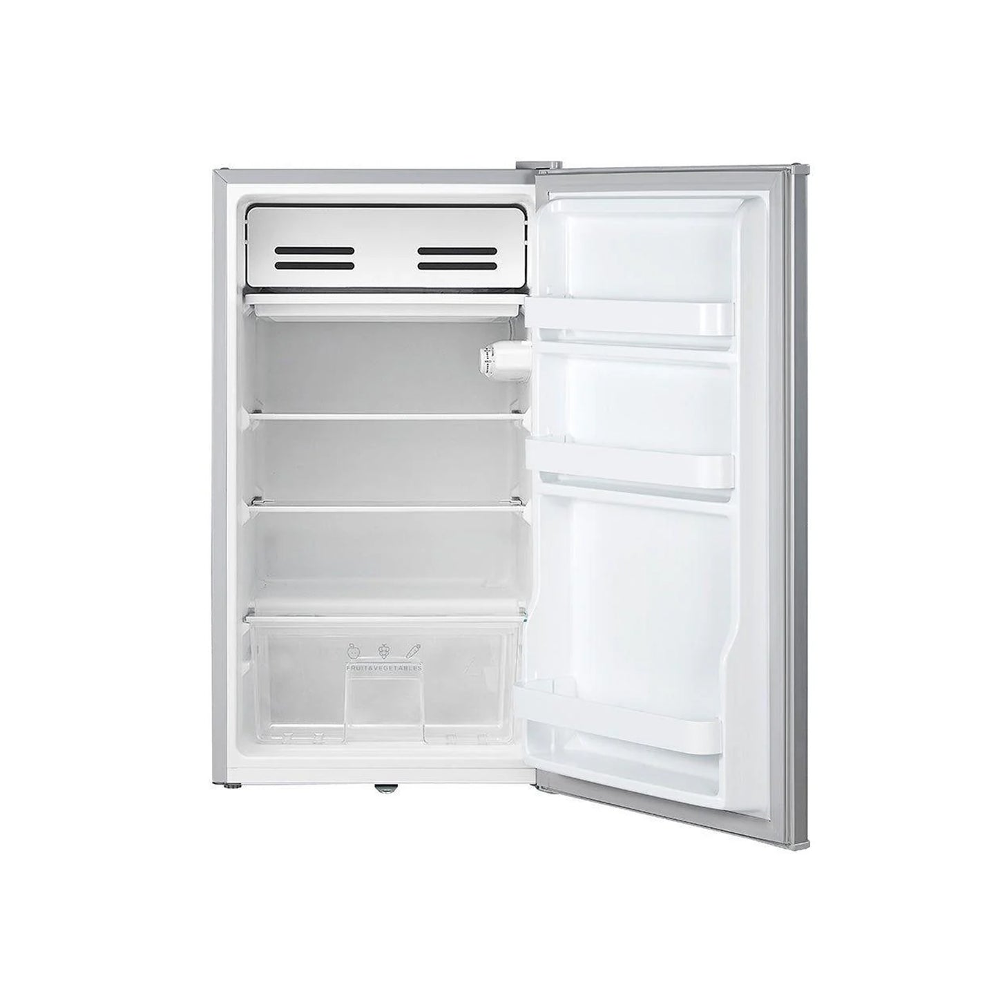 Midea 93L Single Door Bar Fridge Silver