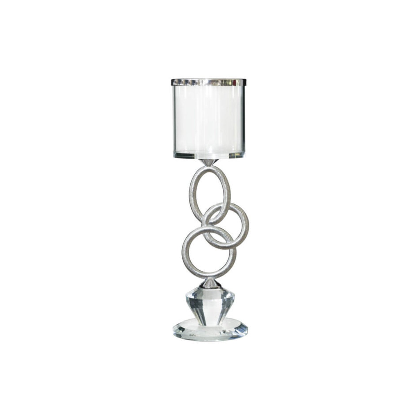 Urban Decor 22cm Olympic Candle Holder Silver