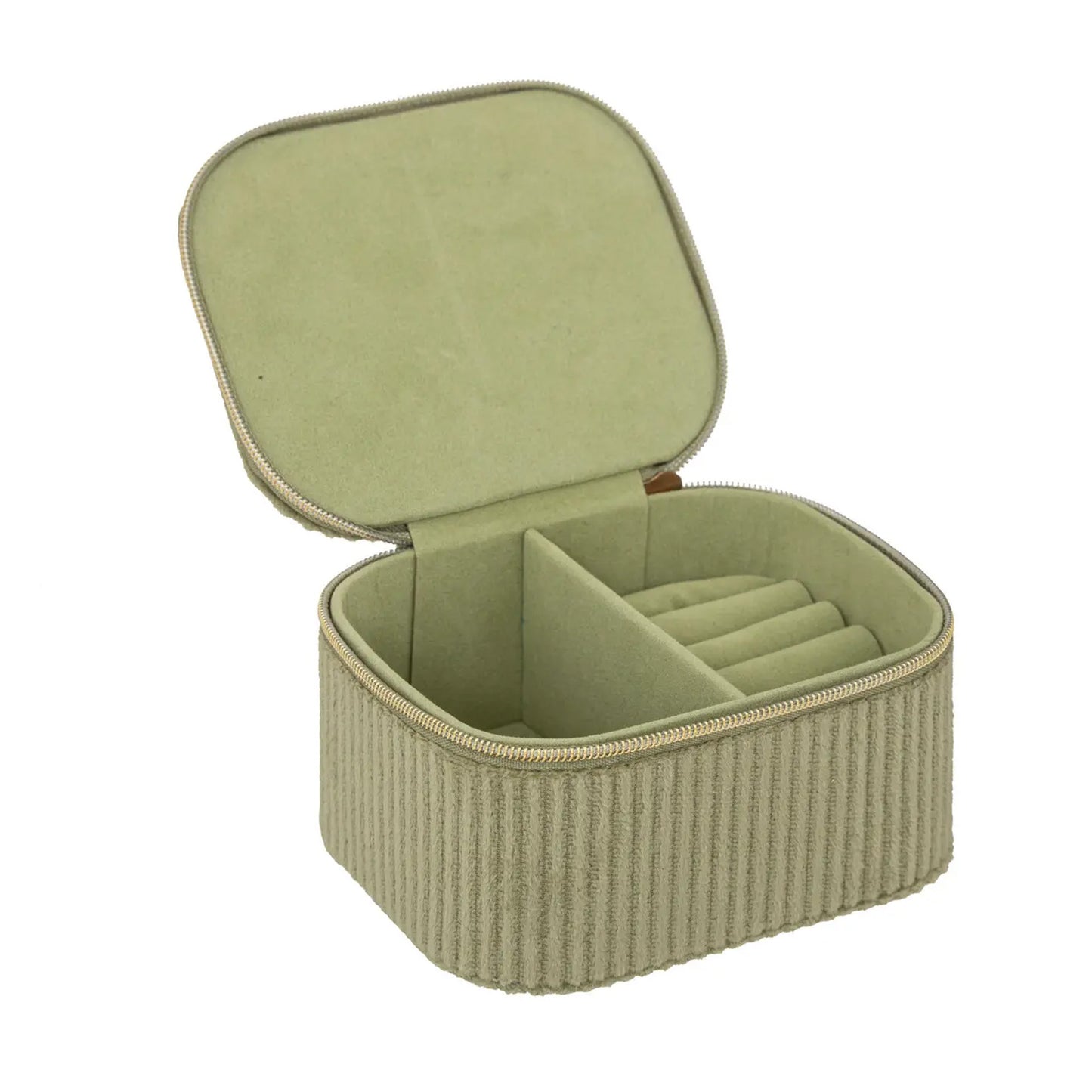 Paris Travel Jewelry Box - Green