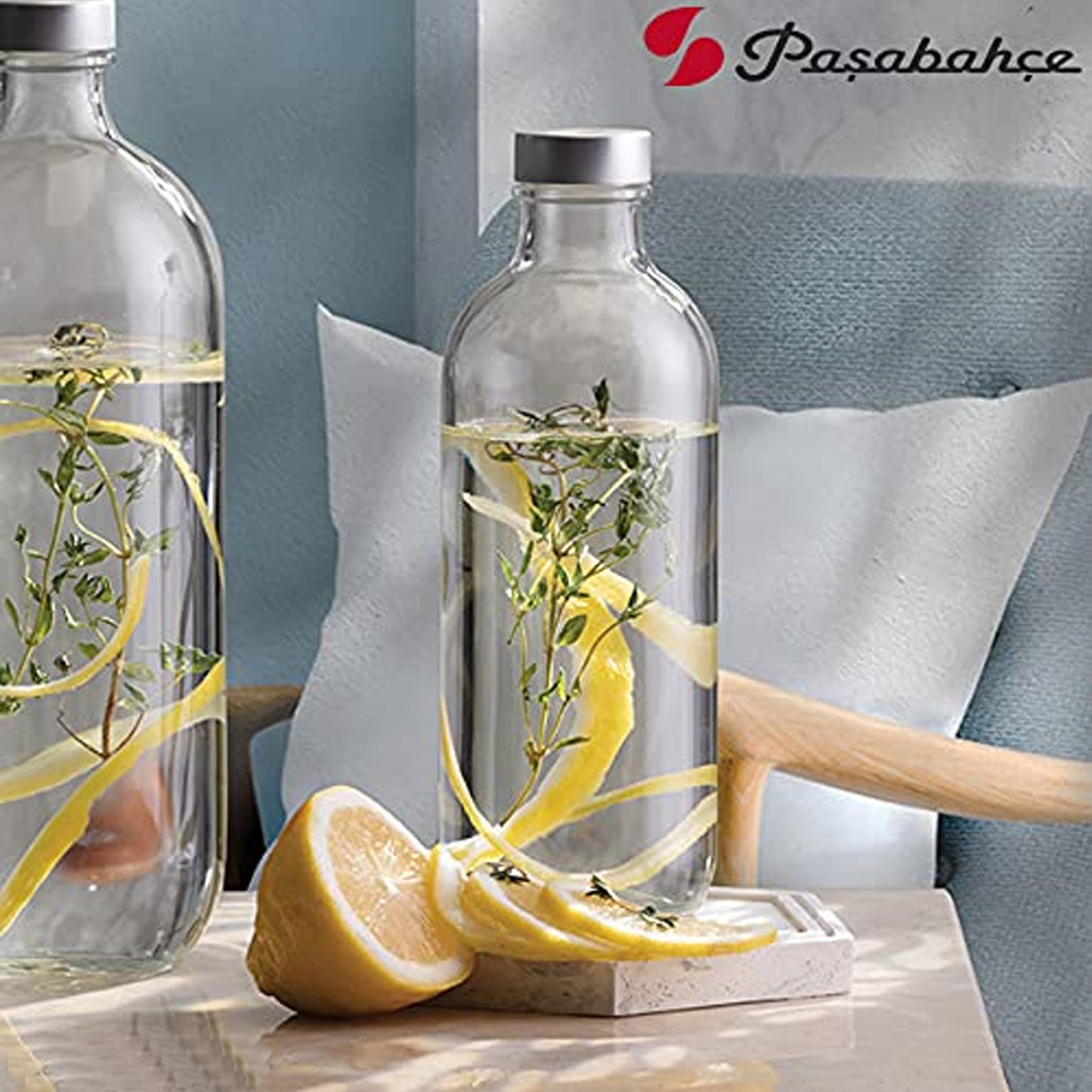 Pasabahce 340ml Iconic Glass Fridge Bottle Clear
