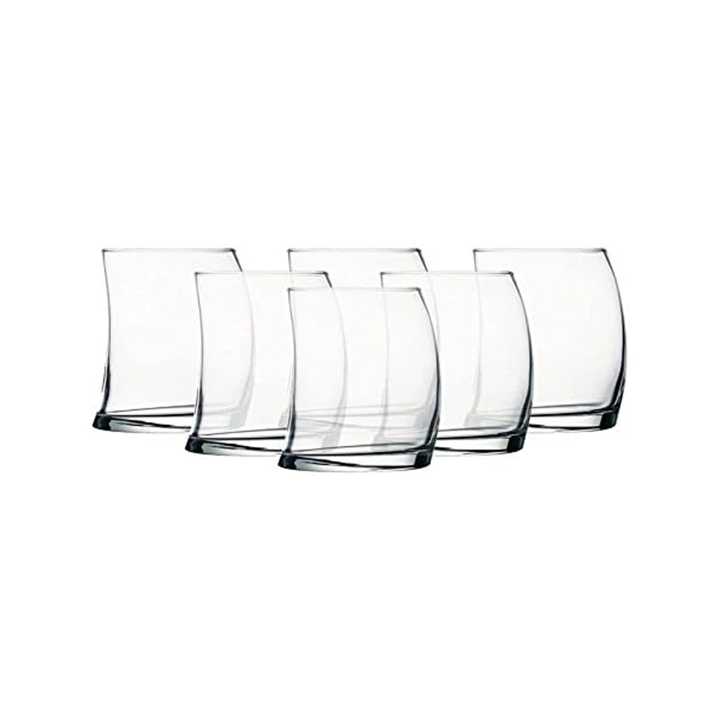 Pasabahce 6 Piece 275ml Penguin Shape Whiskey Glass Set Clear